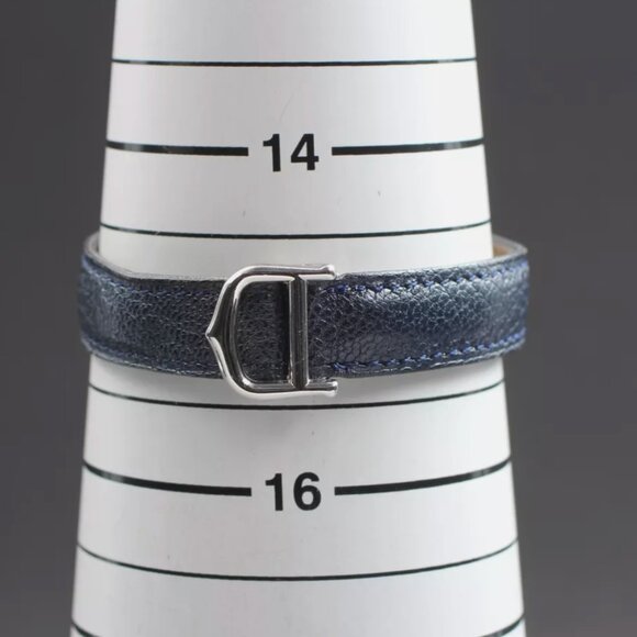 MINT CARTIER BLUE ROMAN NUMERAL 925 SILVER WITH GIFT BAG AND BOX main image 4
